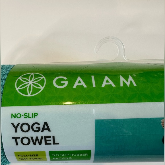 GAIAM Other - GAIAM microfiber yoga towel in aqua green still in package.